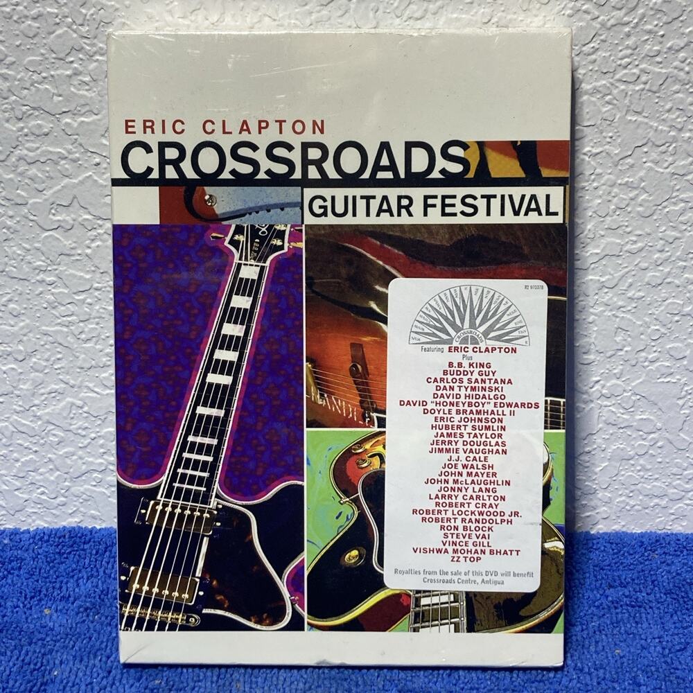 Eric Clapton Crossroads Guitar Festival (DVD, 2004, 2-Disc Set NEW Sealed